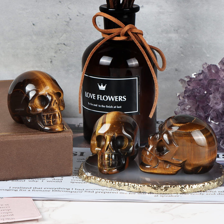 Olivenorma Natural Clear Crystal Gemstone Decoration Crystal Skull - image 11