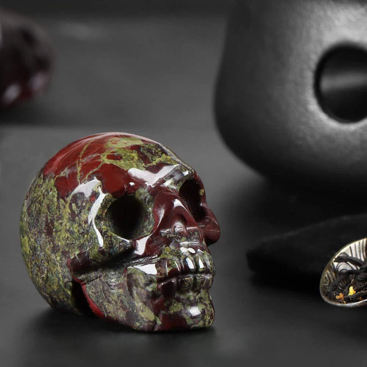 Olivenorma Natural Clear Crystal Gemstone Decoration Crystal Skull - image 14