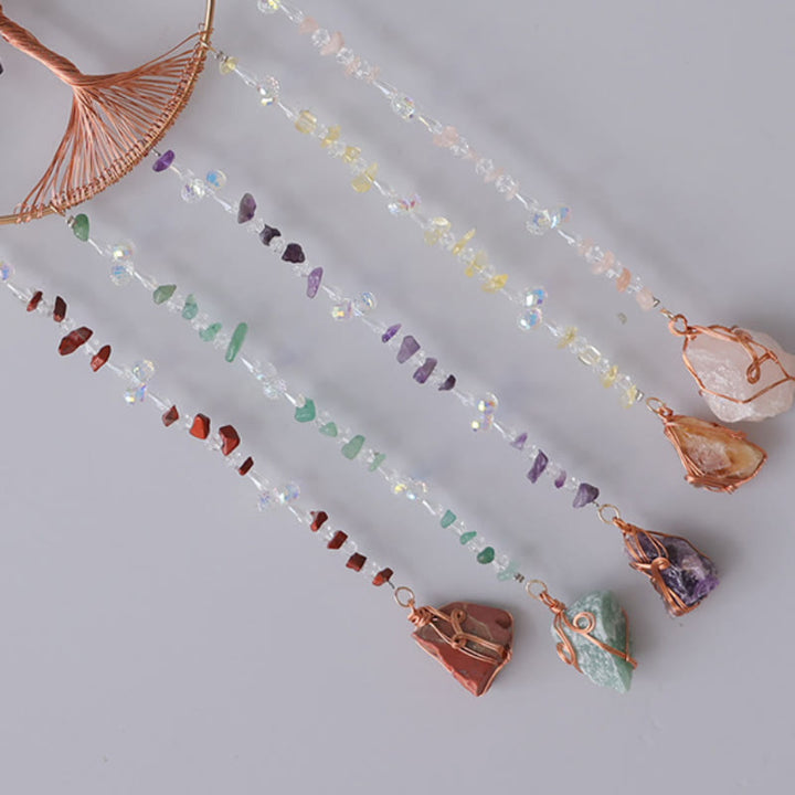Olivenorma Natural Stone Chakra Tree Of Life Wind Chime - image 11