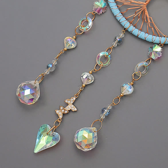 Olivenorma Amethyst Aquamarine Tourmaline Tree of Life Wind Chime - image 12