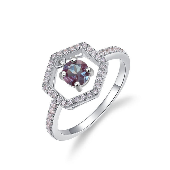 Olivenorma Natural Alexandrite Pendant Ring - image 2