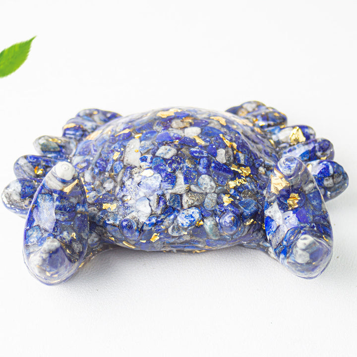 Olivenorma Crystal Epoxy Crab Phone Holder Gemstone Decoration - image 4