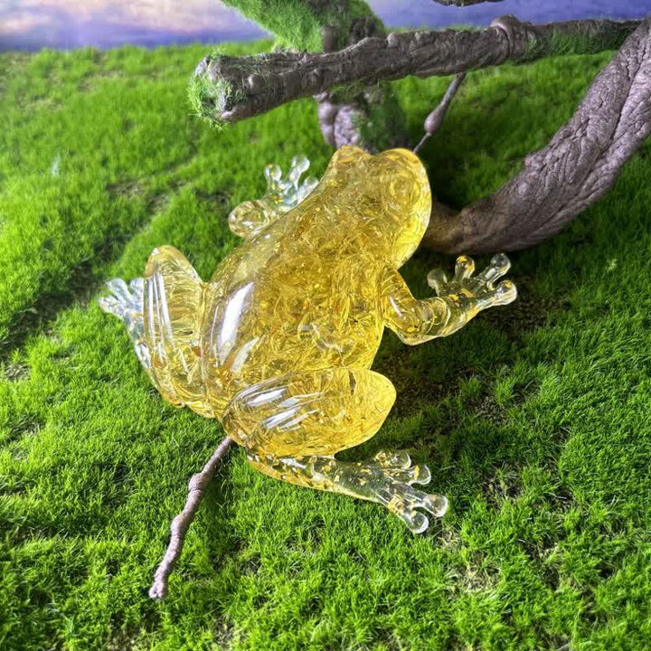 Olivenorma Crystal Resin Frog Ornament For Energy Cleansing And Harmony Gemstone Decoration - Citrine - image 33