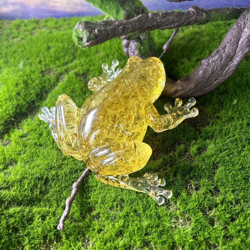 Olivenorma Crystal Resin Frog Ornament For Energy Cleansing And Harmony Gemstone Decoration - image 33