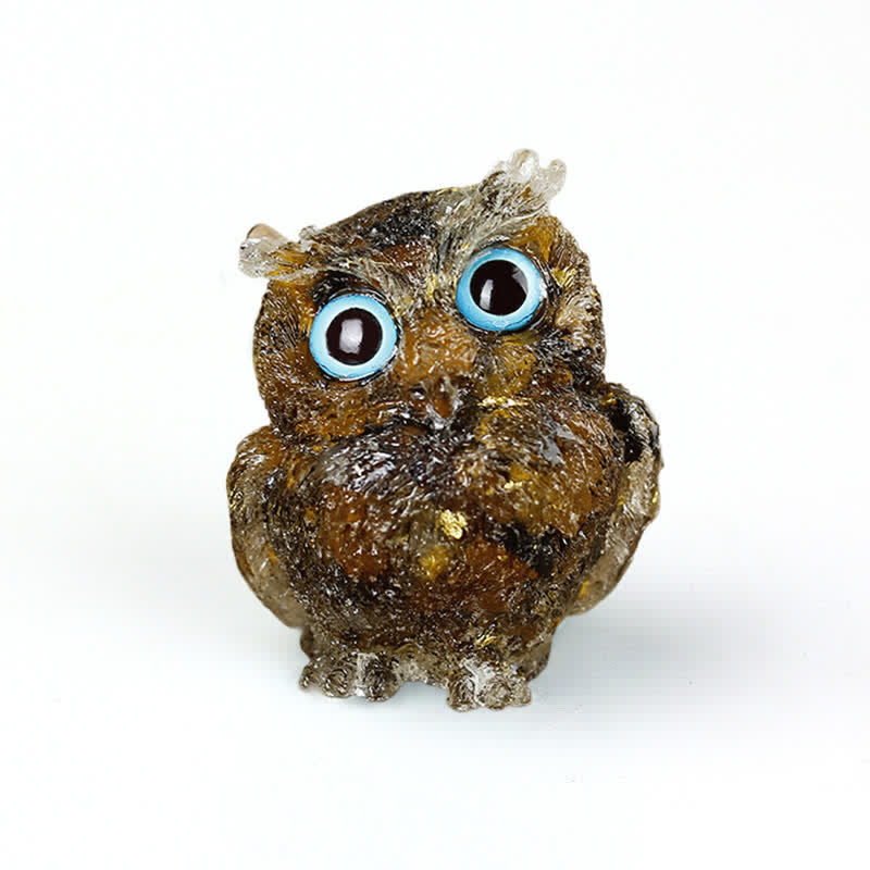 FREE Today: Natural Crystal Owl Healing Gemstone Decoration - Tiger Eye++Foil - image 5