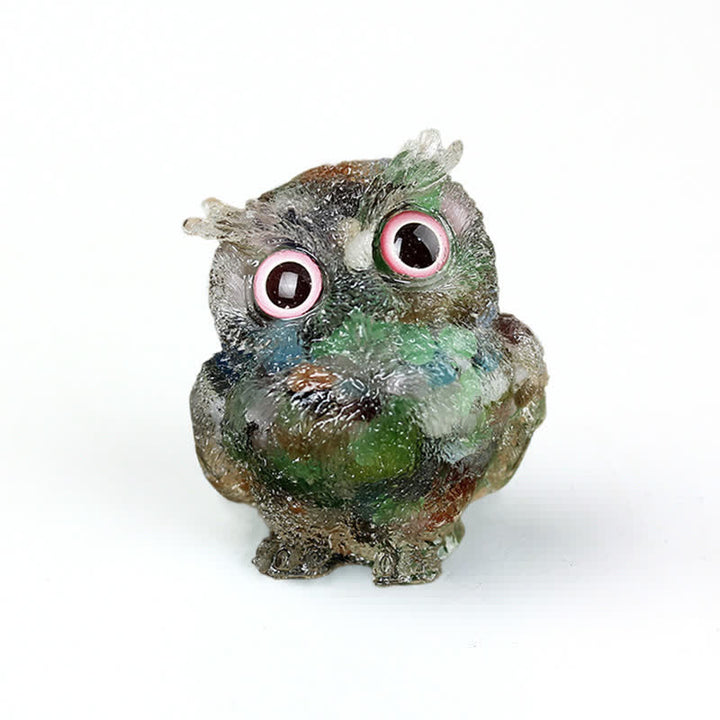 FREE Today: Wise Guardian Crystal Owl Figurine Gemstone Decoration - Cat's Eye Stone - 2.08''(L) * 1.57''(W) * 1.45''(H) - With Card - image 10