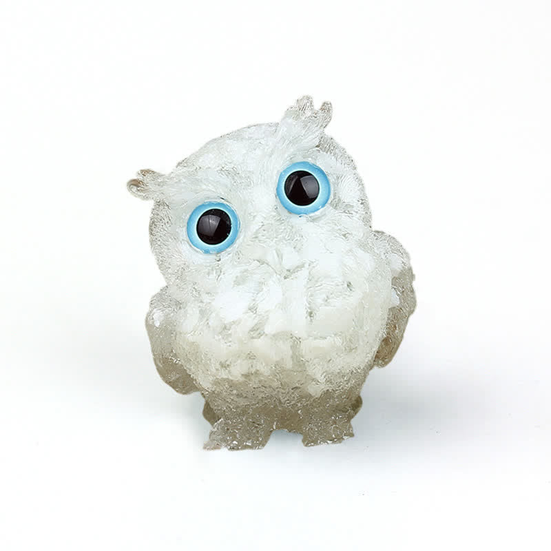 Olivenorma Natural Crystal Owl Gemstone Decoration - Narce - 2.08''(L) * 1.57''(W) * 1.45''(H) - image 59