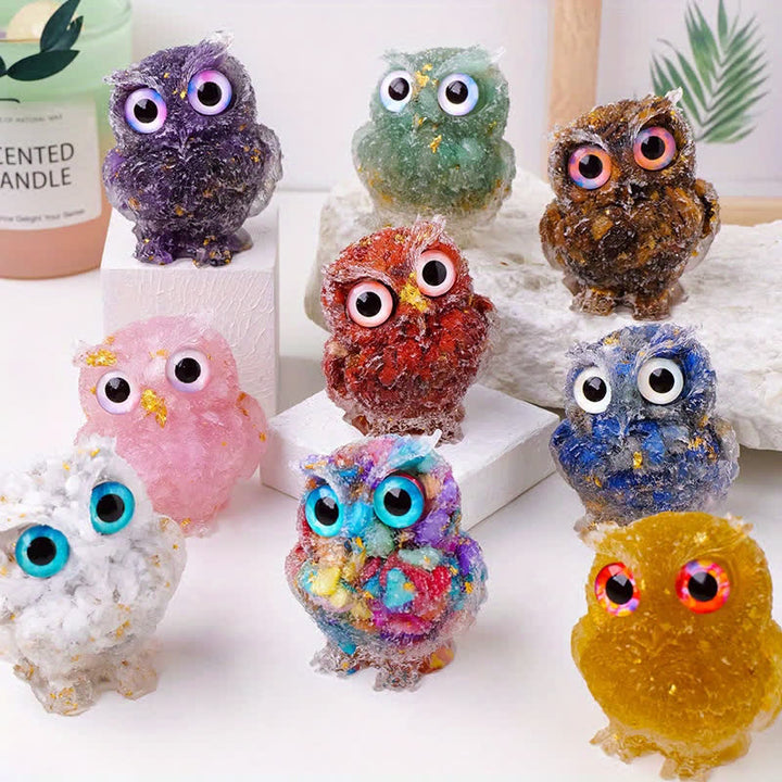FREE Today: Wise Guardian Crystal Owl Figurine Gemstone Decoration - image 3