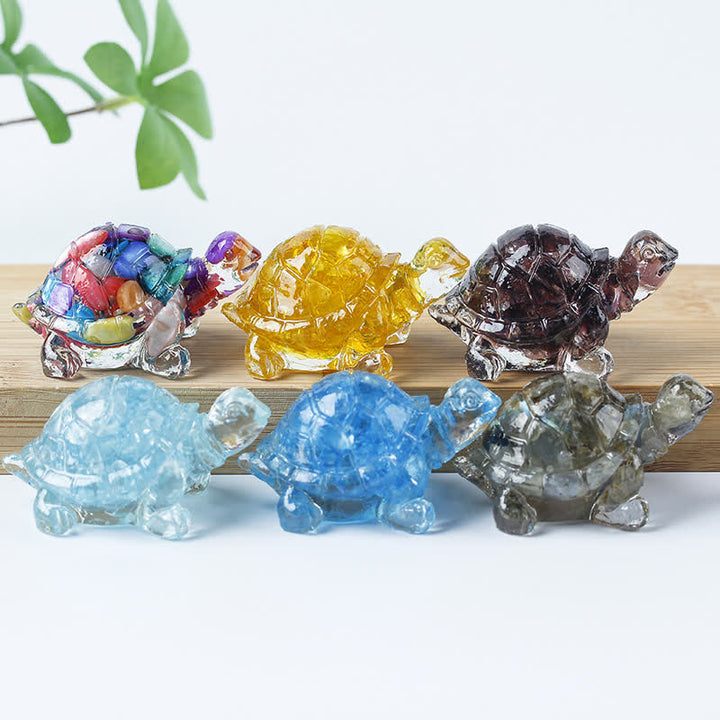 Olivenorma Crystal Gravel Glue Little Turtle Gemstone Decoration - image 75