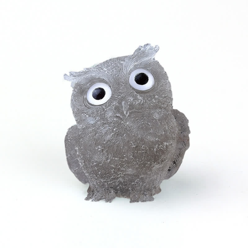 Olivenorma Natural Crystal Owl Gemstone Decoration - image 56