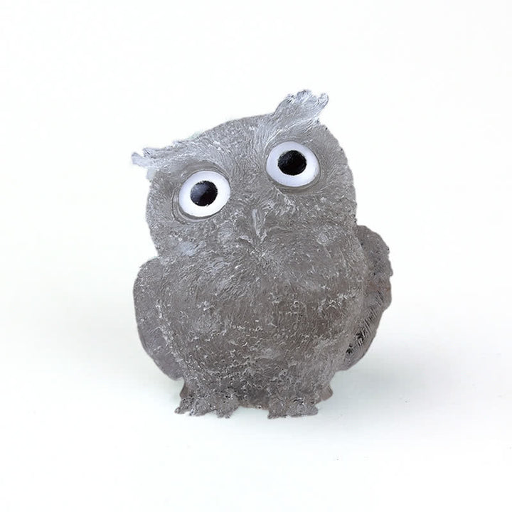 Olivenorma Natural Crystal Owl Gemstone Decoration - image 56