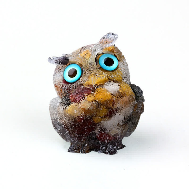 FREE Today: Natural Crystal Owl Healing Gemstone Decoration - Yolk Stone#Blue Eye - image 68