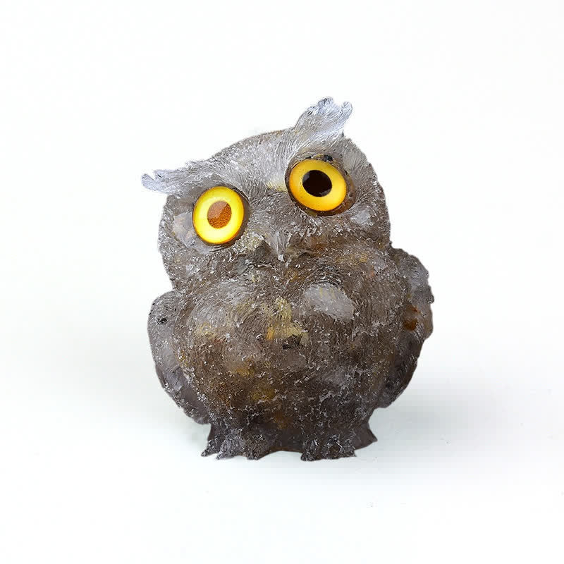 FREE Today: Wise Guardian Crystal Owl Figurine Gemstone Decoration - image 93