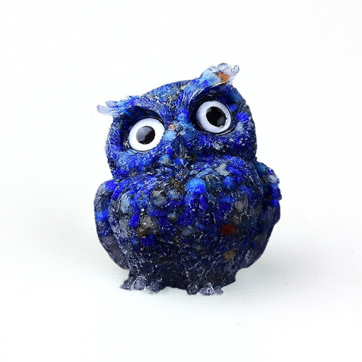 Olivenorma Natural Crystal Owl Gemstone Decoration - image 33