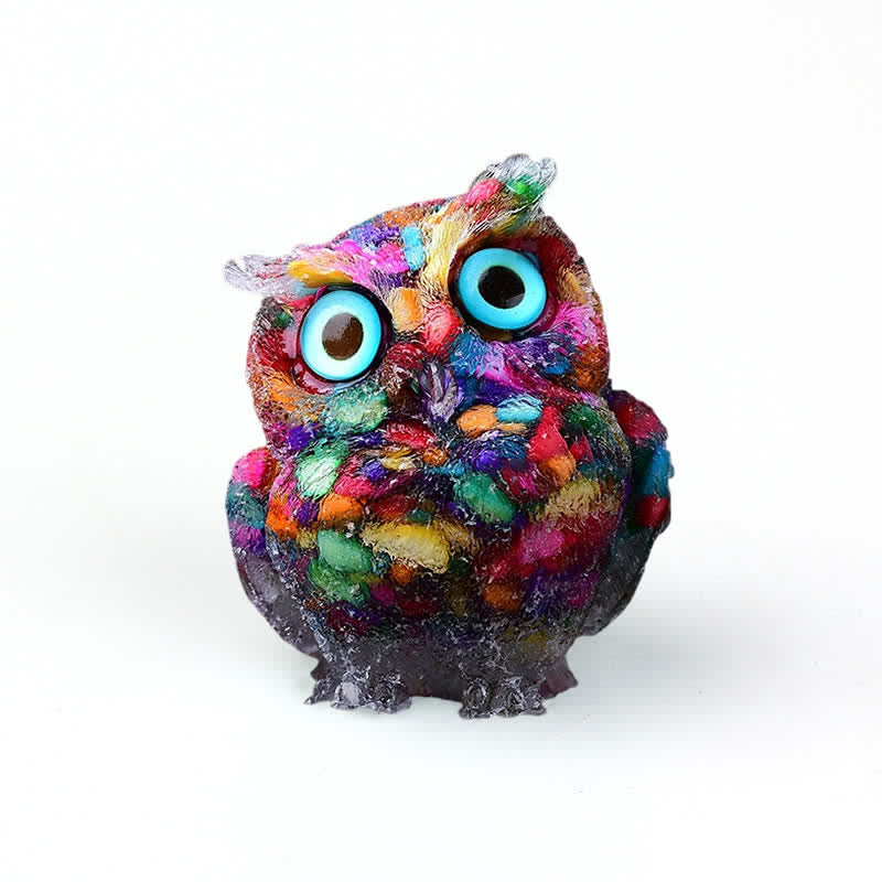 Olivenorma Natural Crystal Owl Gemstone Decoration - image 71