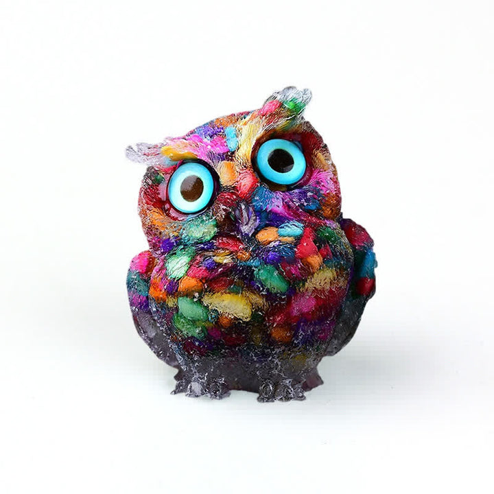 Olivenorma Natural Crystal Owl Gemstone Decoration - image 71