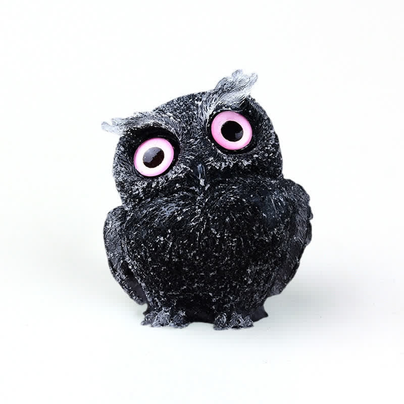 Olivenorma Natural Crystal Owl Gemstone Decoration - image 13