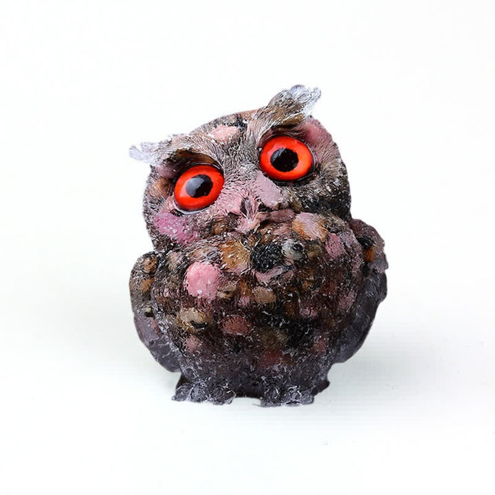 Olivenorma Natural Crystal Owl Gemstone Decoration - image 89