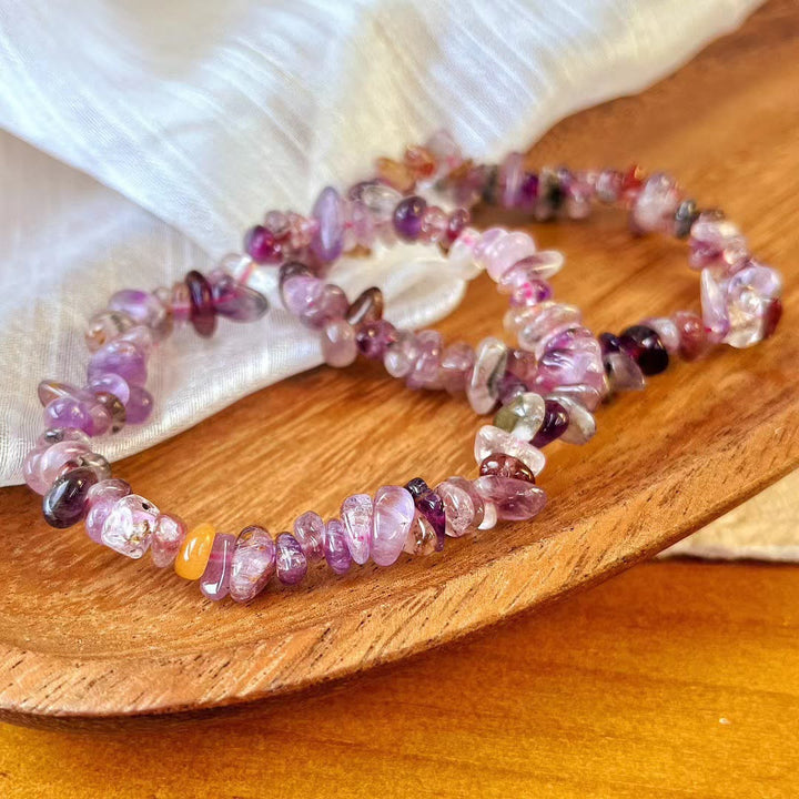 Olivenorma Super Seven Crystal Amethyst Beads Bracelet - image 8