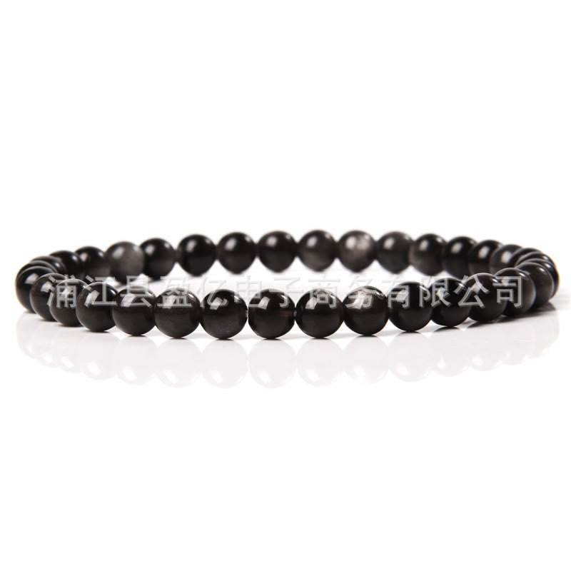 Olivenorma 6mm Natural Stone Beaded Bracelet - image 46