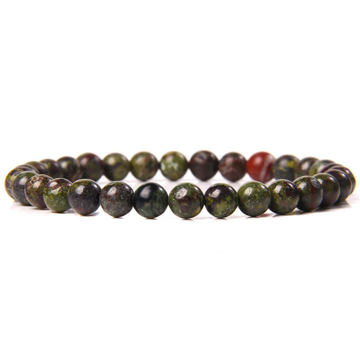 Olivenorma 6mm Natural Stone Beaded Bracelet - Dragon Blood Stone - image 52