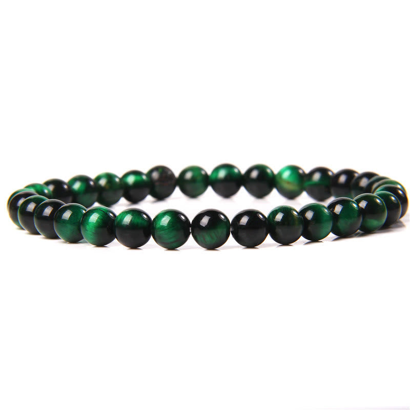 Olivenorma 6mm Natural Stone Beaded Bracelet - image 22