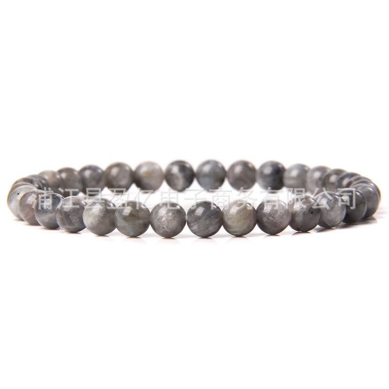 Olivenorma 6mm Natural Stone Beaded Bracelet - image 50