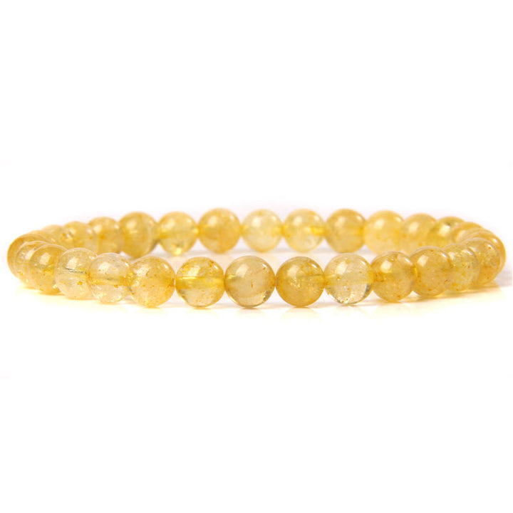 Olivenorma 6mm Natural Stone Beaded Bracelet - Citrine - image 32