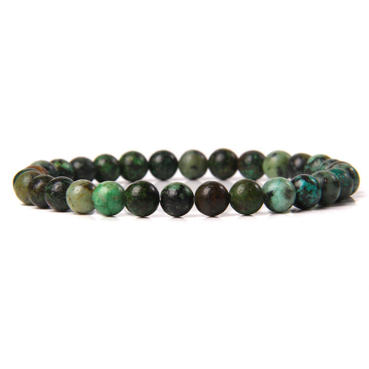 Olivenorma 6mm Natural Stone Beaded Bracelet - African Turquoise - image 20