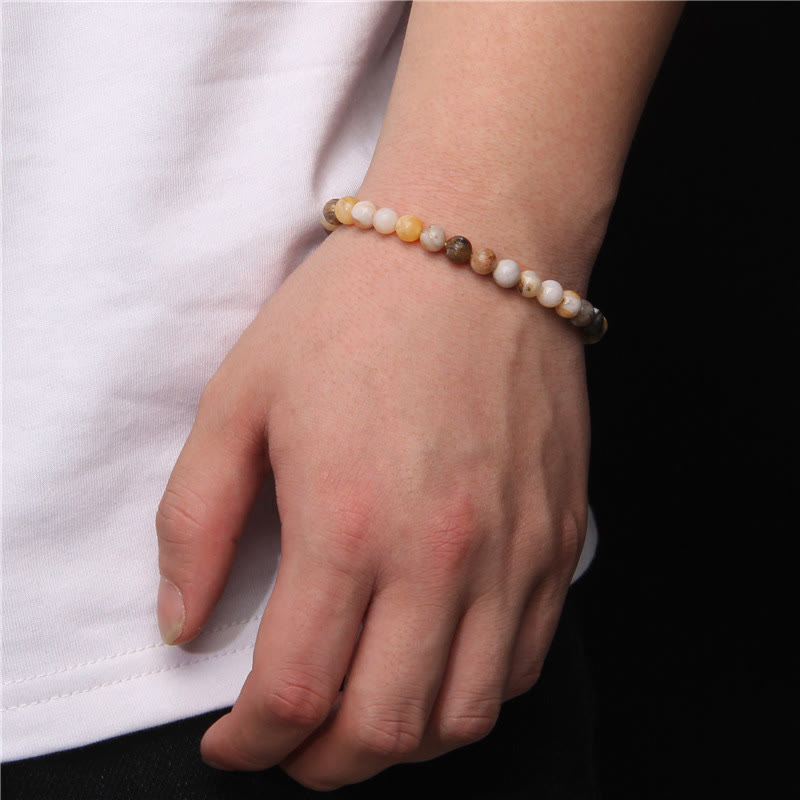 Olivenorma 6mm Natural Stone Beaded Bracelet - image 96