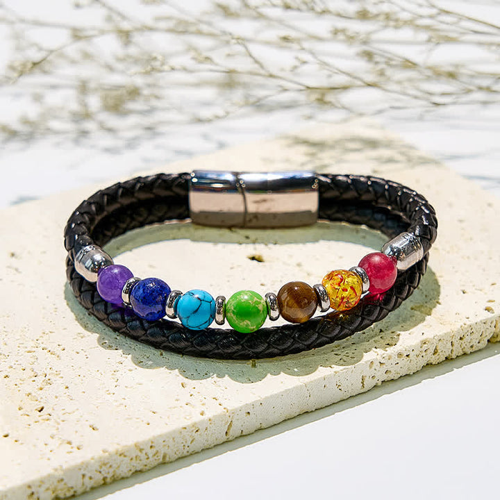 Olivenorma Natural Crystal Chakra Balence Bracelet - #2 - image 7