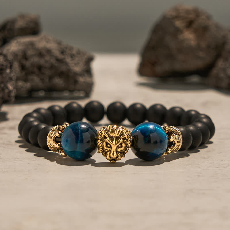 Olivenorma Natural Crystal Stone Lion Symbol Bracelet - image 24