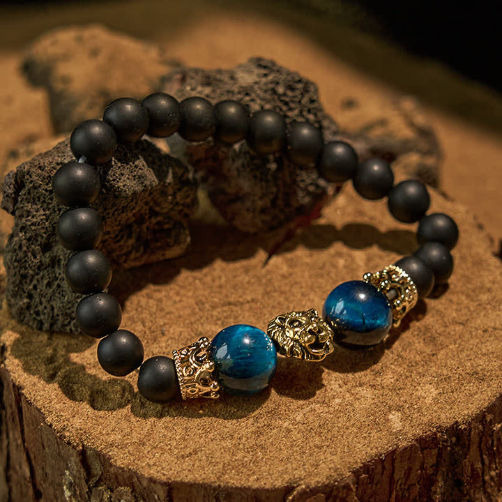Olivenorma Natural Crystal Stone Lion Symbol Bracelet - image 22
