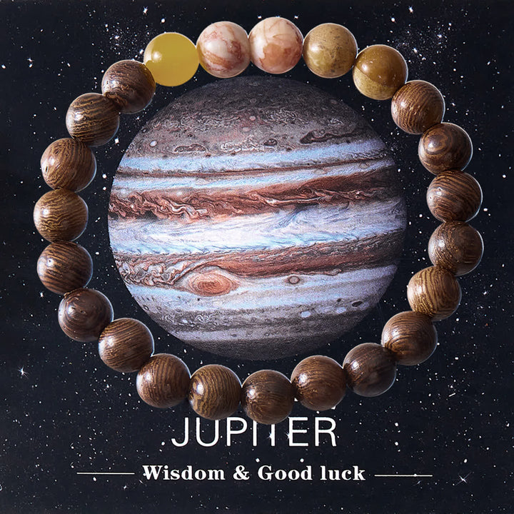 Olivenorma Solar System Eight Planets Crystal Bracelet with Card - JUPITER-Wisdom & Good Luck - image 14