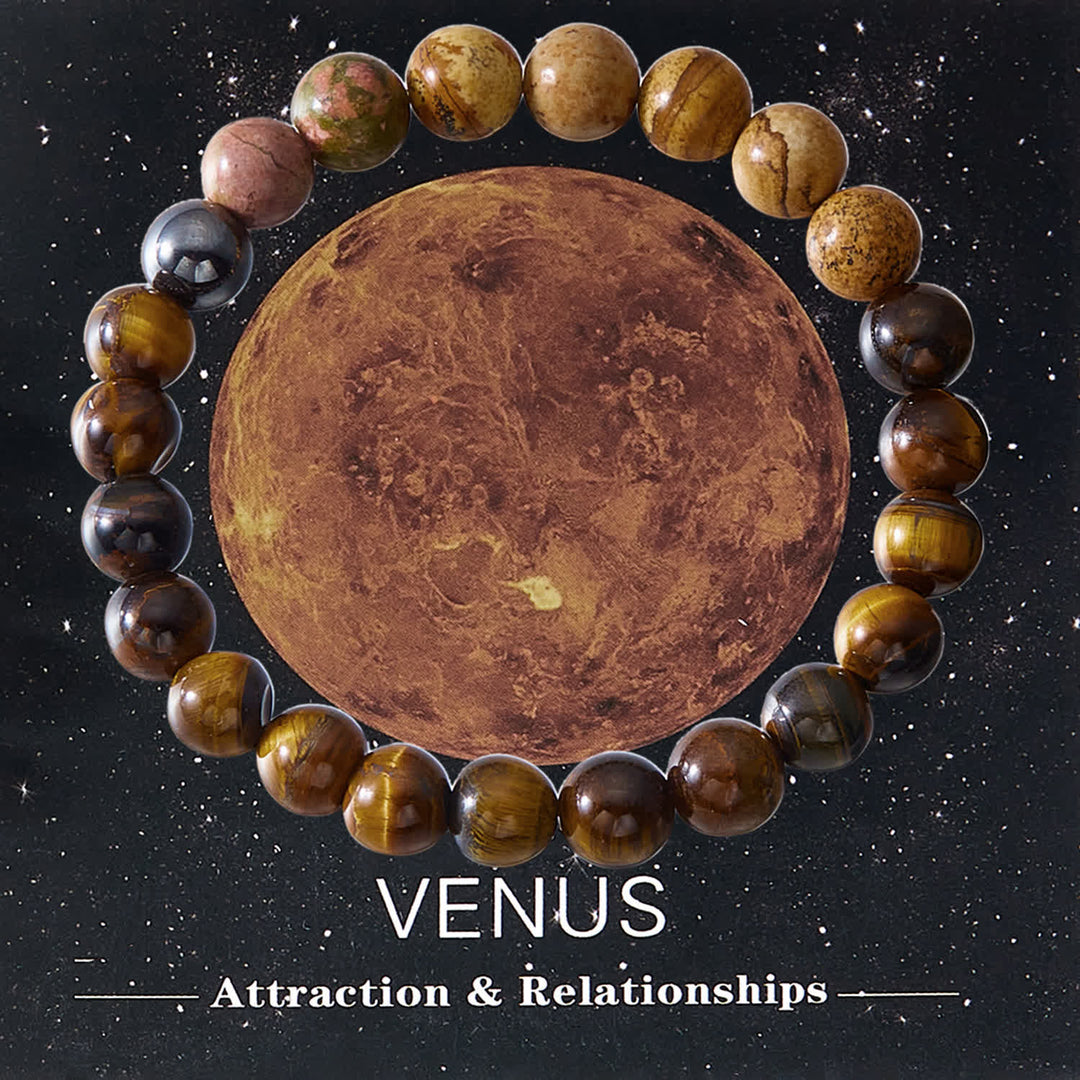 Olivenorma Solar System Eight Planets Crystal Bracelet with Card - VENUS-Attraction & Relationships - image 12