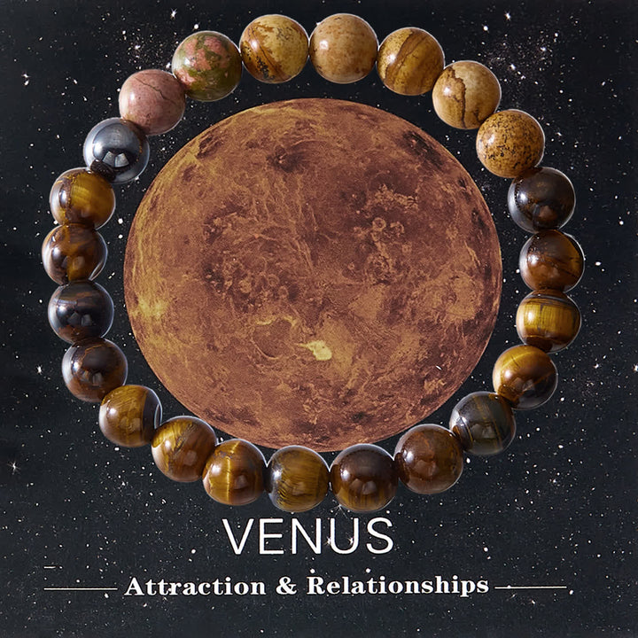 Olivenorma Solar System Eight Planets Crystal Bracelet with Card - VENUS-Attraction & Relationships - image 12