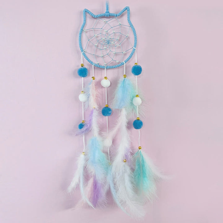 Olivenorma Cute Color Cat Moon And Stars Dream Catcher - image 14