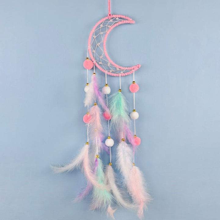 Olivenorma Cute Color Cat Moon And Stars Dream Catcher - image 13