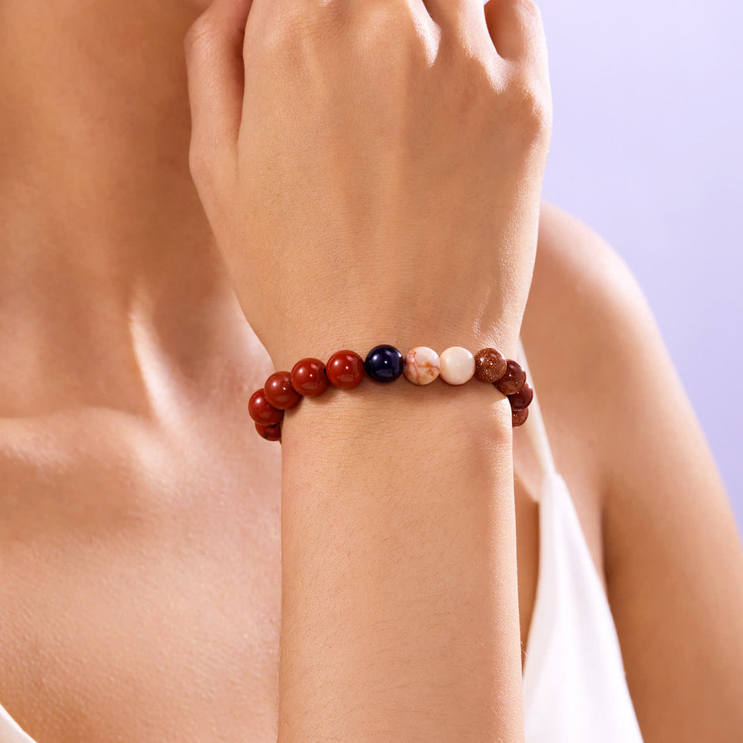 Olivenorma Solar System Eight Planets Crystal Bracelet with Card - image 5