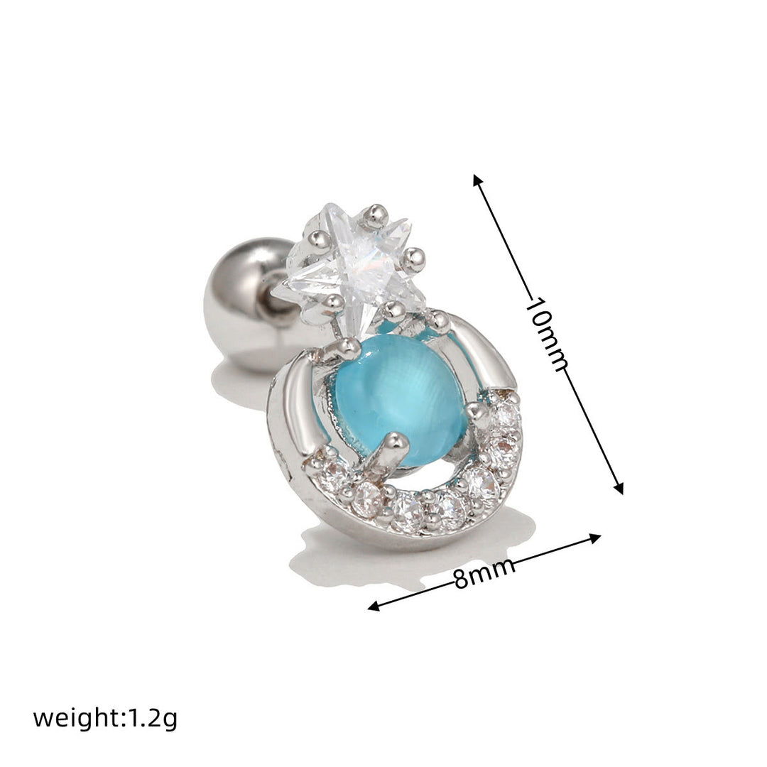 Olivenorma Exquisite White Zircon Studs Earrings - image 19