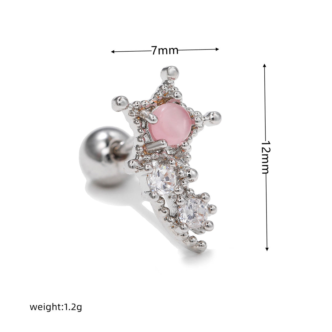 Olivenorma Exquisite White Zircon Studs Earrings - image 17