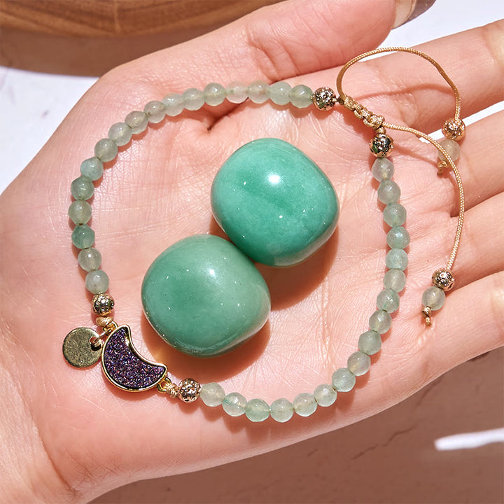 Olivenorma 4mm Natural Stone Moon Beads Bracelet - image 32