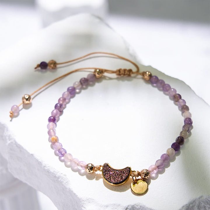 Olivenorma 4mm Natural Stone Moon Beads Bracelet - image 28