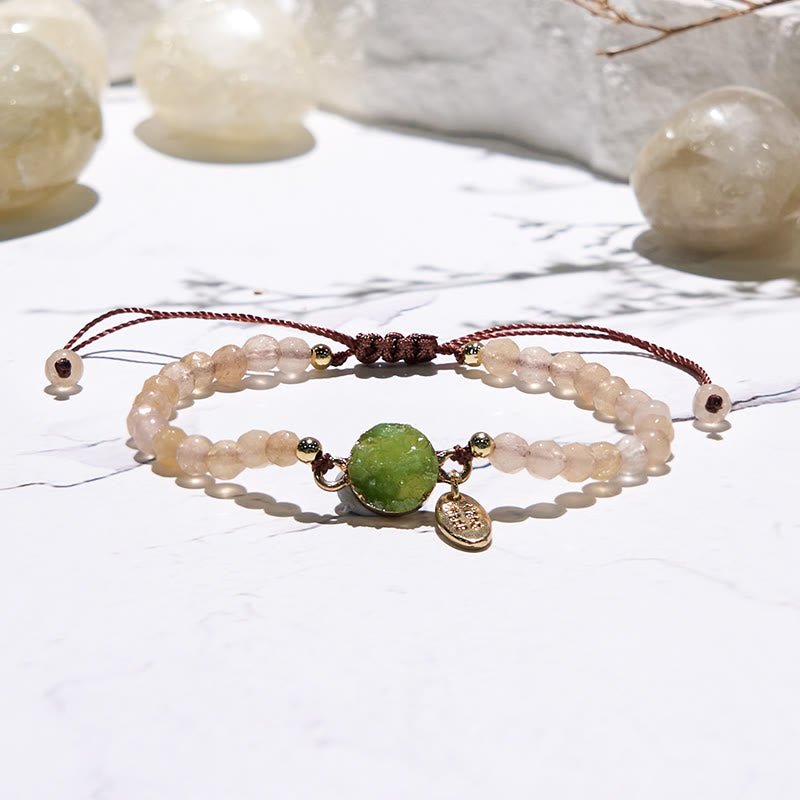 Olivenorma 4mm Natural Stone Moon Beads Bracelet - image 9