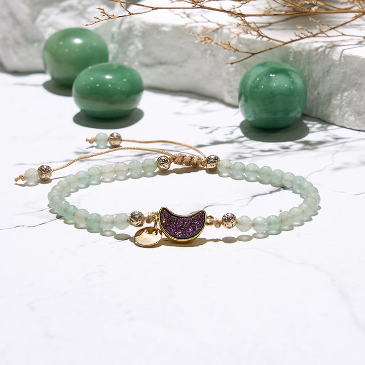 Olivenorma 4mm Natural Stone Moon Beads Bracelet - image 33