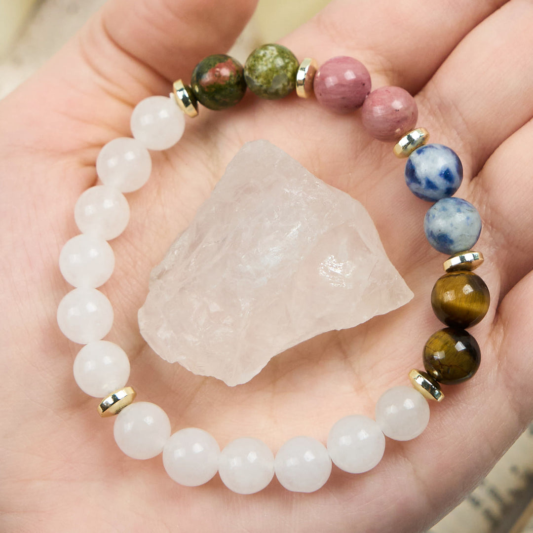 Olivenorma Natural Clear Crystal Beads Women Bracelet - Natural Crystal - image 0