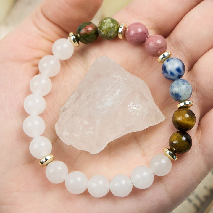 Olivenorma Natural Clear Crystal Beads Women Bracelet - Natural Crystal - image 0