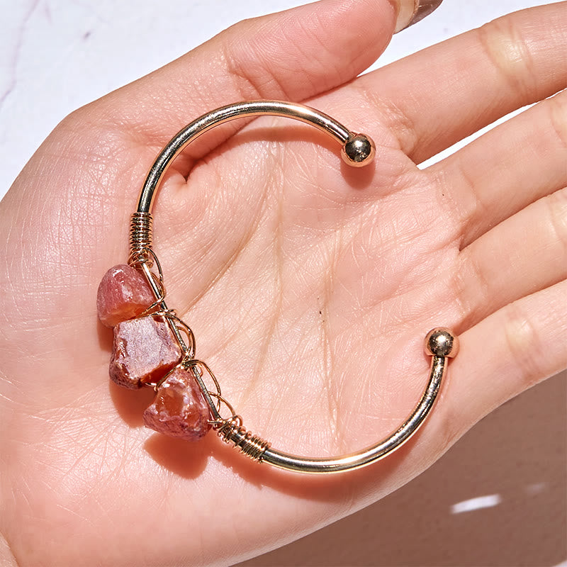 Olivenorma  Vintage Raw Crystal Gemstone Bracelet - image 8