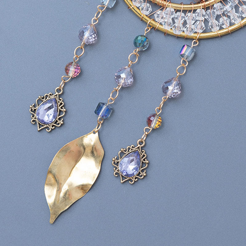 Olivenorma Tree of Life Amethyst Leaf Pendant Wind Chime - image 9