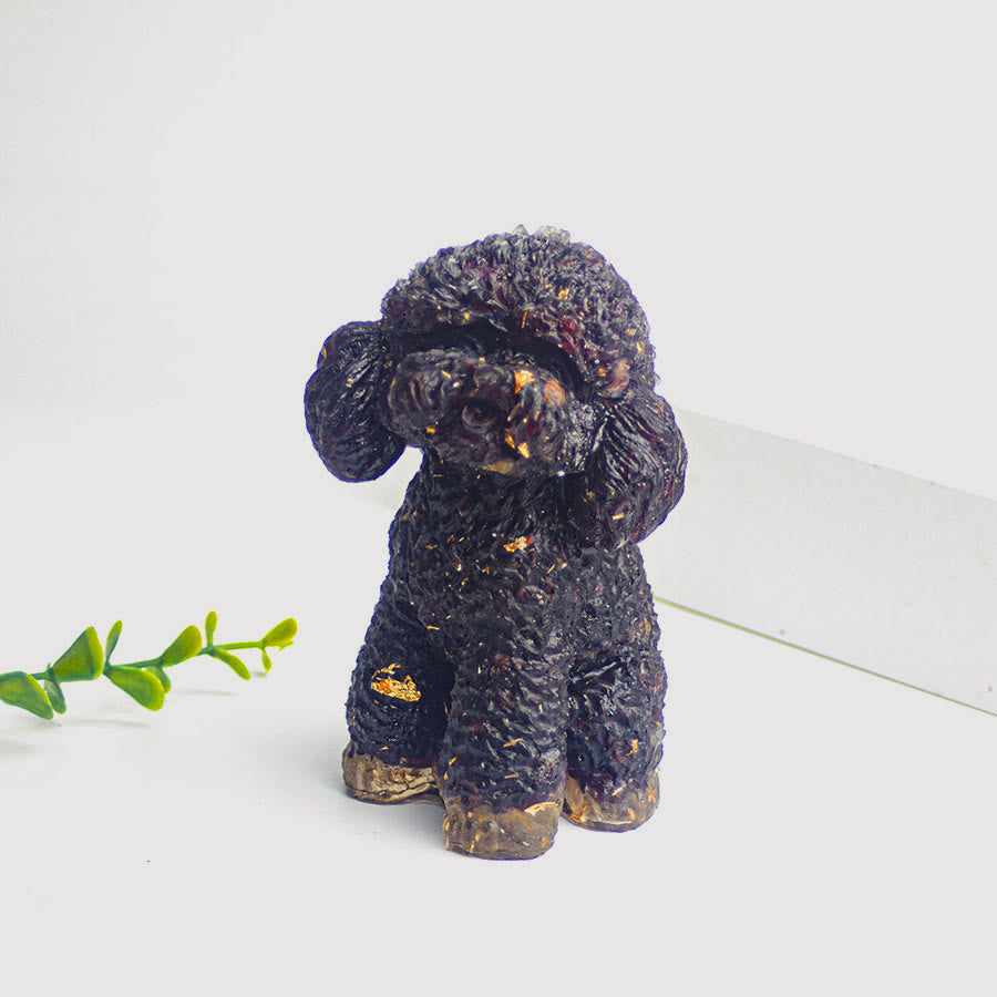 Olivenorma Natural Crystal Poodle Gemstone Decoration  - Garnet - image 31